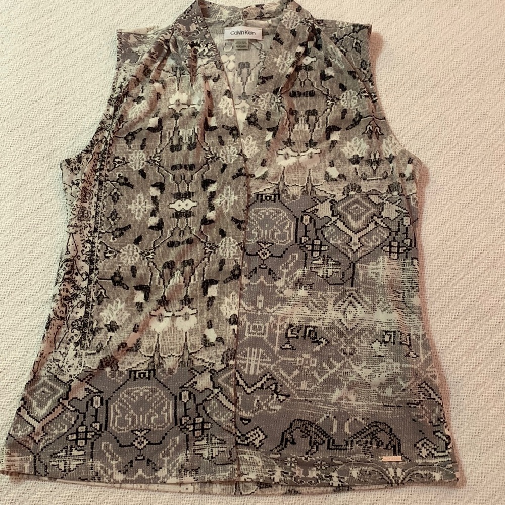 Calvin Klein Sleeveless Blouse